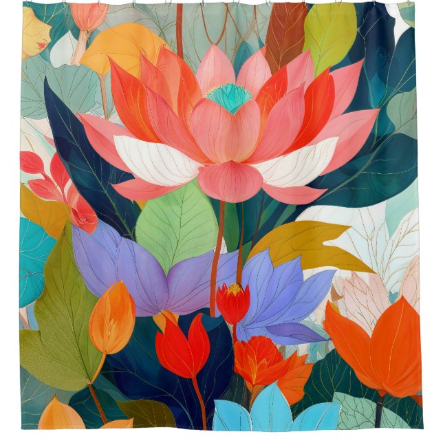 Der Samtgarten Duschvorhang (Vorderseite)