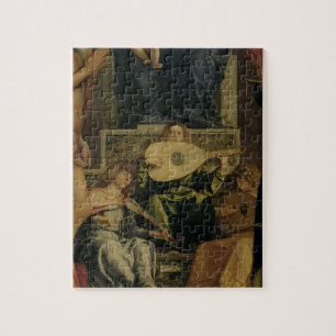 Der San Giobbe Altarpiece, Detail von Engel playin