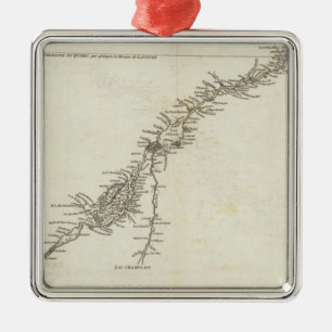 Der Sankt-Lorenz-Strom in Kanada Silbernes Ornament