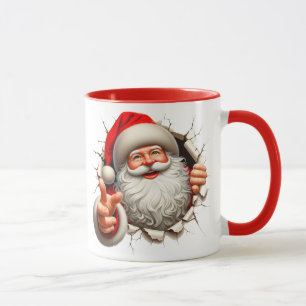 Der Santa bricht aus Tasse