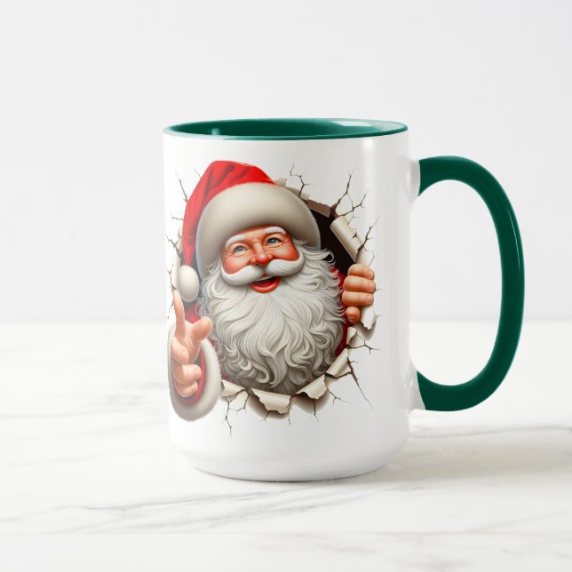 Der Santa bricht aus Tasse (Rechts)