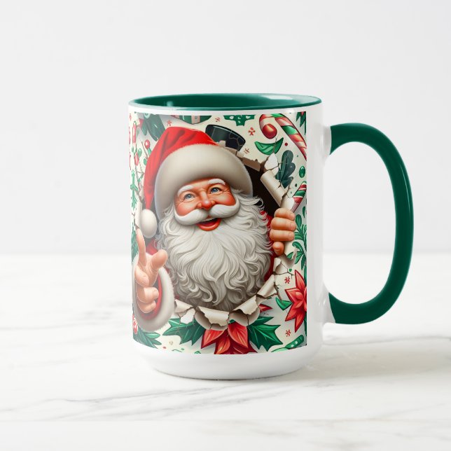 Der Santa bricht aus Tasse (Rechts)