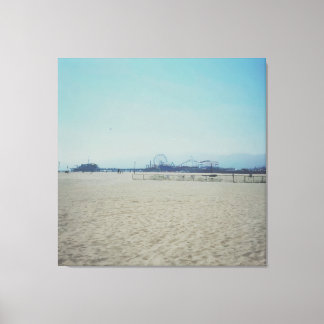 Der Santa Monica Pier Leinwanddruck