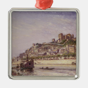 Der Saone in Lyon, 1875 Ornament Aus Metall
