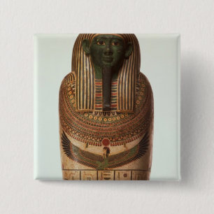 Der Sarkophag von Psamtik I (664-610 BC) spät pro Button