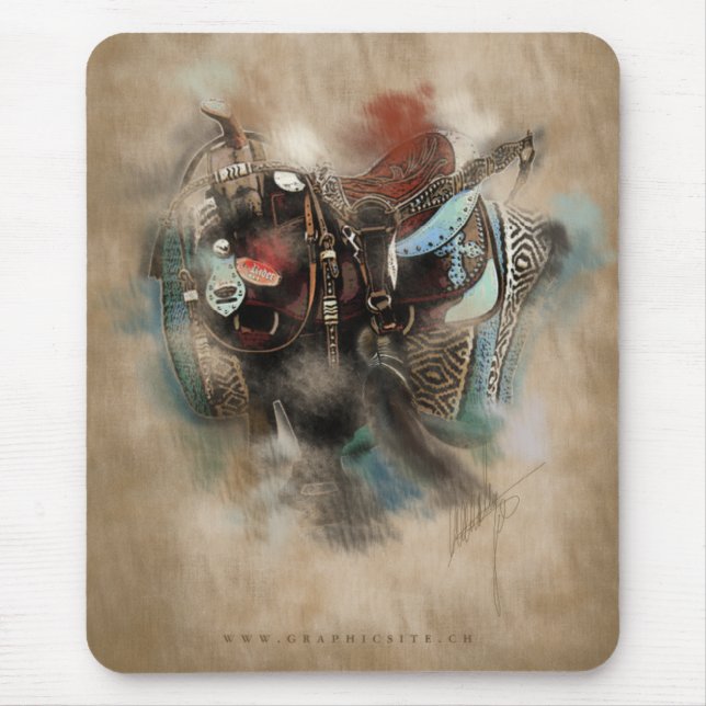 Der Sattel - Mousepad (Vorne)