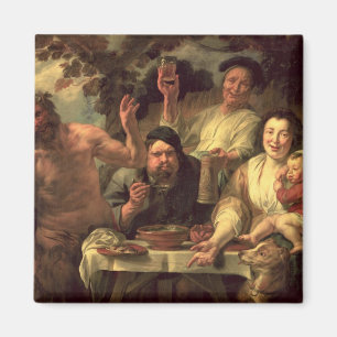 Der Satyr und die Bauern Magnet