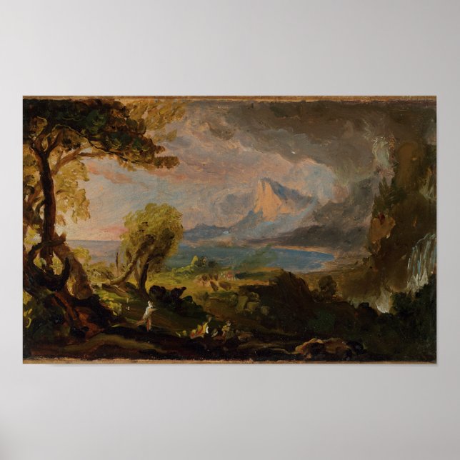Der Savage-Staat (1834) — Thomas Cole Poster (Vorne)