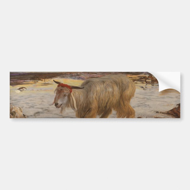 Der Scapegoat (von William Holman Hunt) Autoaufkleber (Vorne)