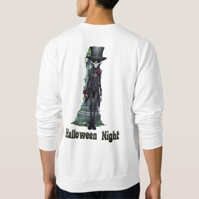 Der Schädel der Rose Sweatshirt (Rückseite)