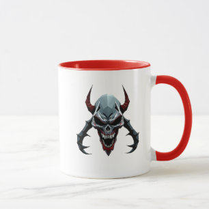 Der Schädel eines furchtbaren Dämonen. Tasse