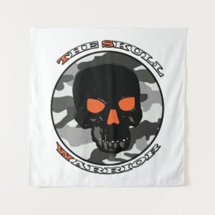 Der Schädelkrieger Wandteppich