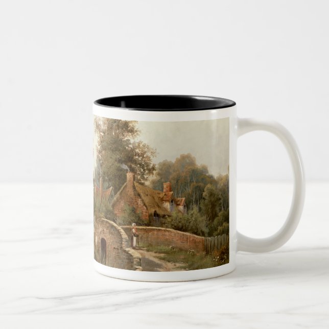 Der Schaf-Viehhändler Zweifarbige Tasse (Rechts)