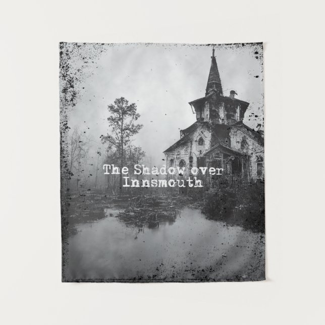 Der Schatten über Innsmouth Lovecraft Cthulhu Myth Wandteppich (Vorderseite)