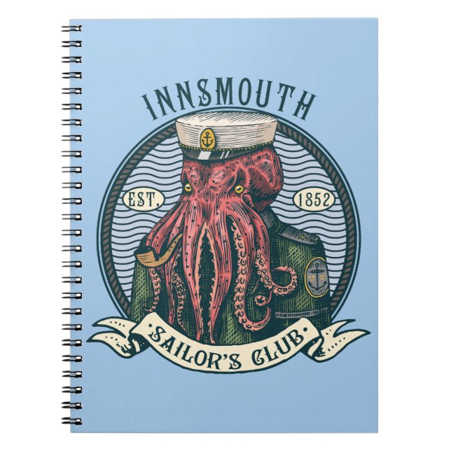 Der Schatten über Innsmouth Lovecraft Cthulhu Sail Notizblock (Vorderseite)