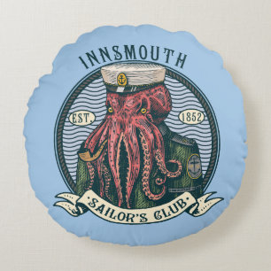 Der Schatten über Innsmouth Lovecraft Cthulhu Sail Rundes Kissen