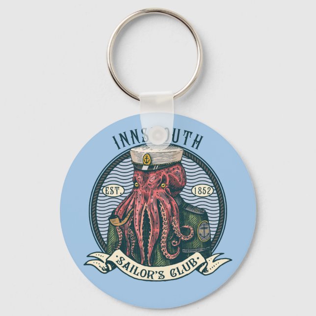Der Schatten über Innsmouth Lovecraft Cthulhu Sail Schlüsselanhänger (Vorderseite)