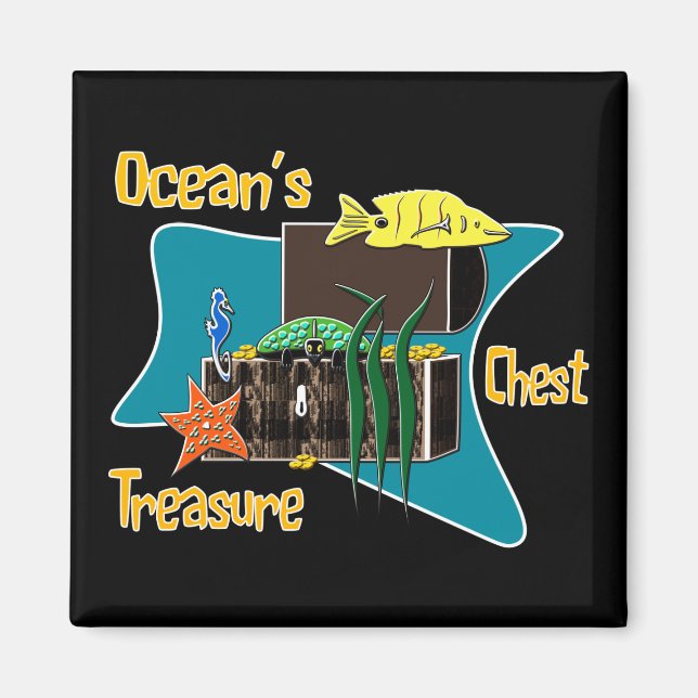 Der Schatz des Ozeans Magnet (Vorne)