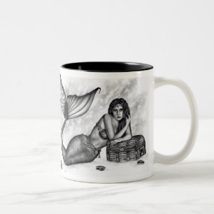 Der Schatz-Tasse der Perle Zweifarbige Tasse