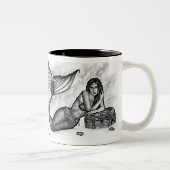 Der Schatz-Tasse der Perle Zweifarbige Tasse (Rechts)