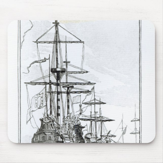 Der Scheich oder der Gouverneur von Mosambik Mousepad (Vorne)