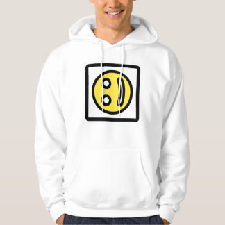 Der schiefe Grinsen – Kantiger Stil Hoodie