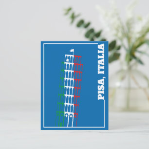 Der Schiefe Turm von Pisa, Italien Postkarte
