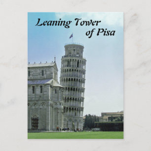 Der Schiefe Turm von Pisa Postkarte