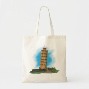 Der schiefe Turm von Pisa Tragetasche