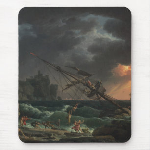 Der Schiffbruch von Claude-Joseph Vernet Mousepad