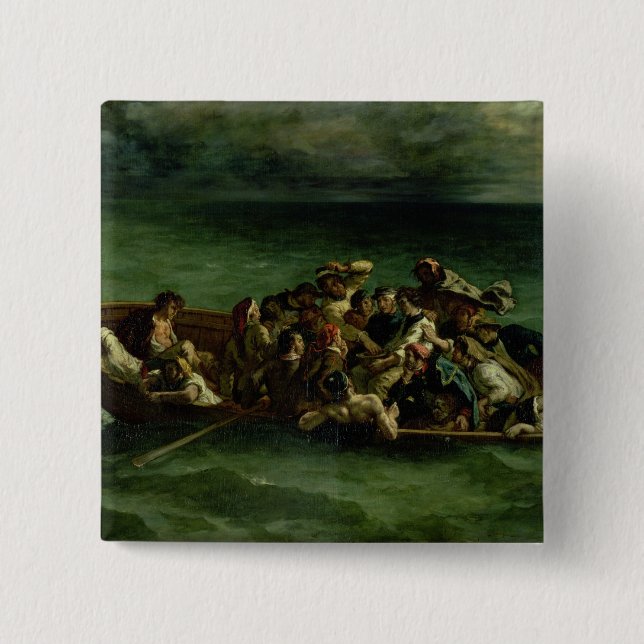 Der Schiffbruch von Don Juan, 1840 Button (Vorderseite)