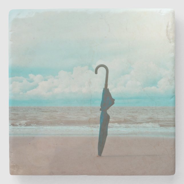 Der Schirm - Steinuntersetzer (Vorderseite)