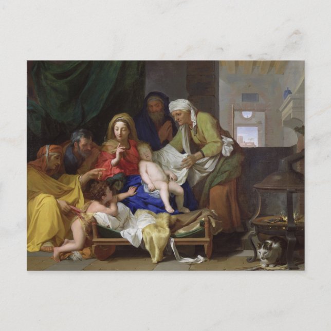 Der schlafende Christus, 1655 Postkarte (Vorderseite)