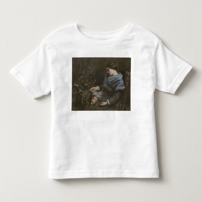 Der schlafende Embroiderer, 1853 Kleinkind T-shirt (Vorderseite)