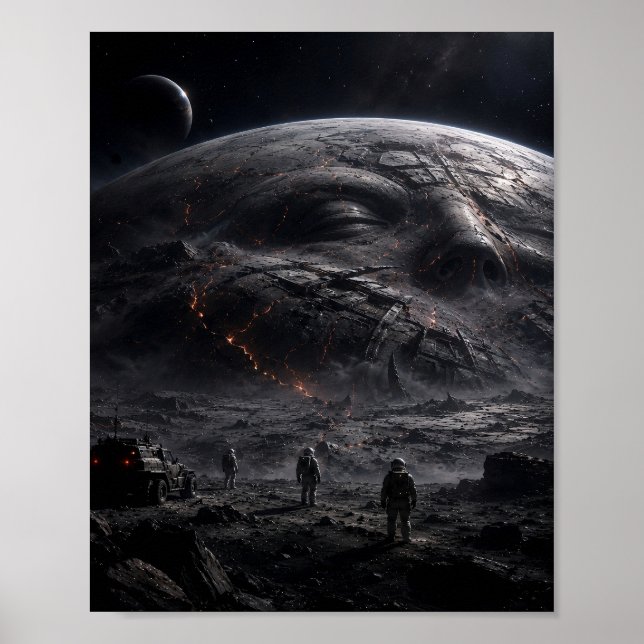 Der schlafende Mond Poster (Vorne)