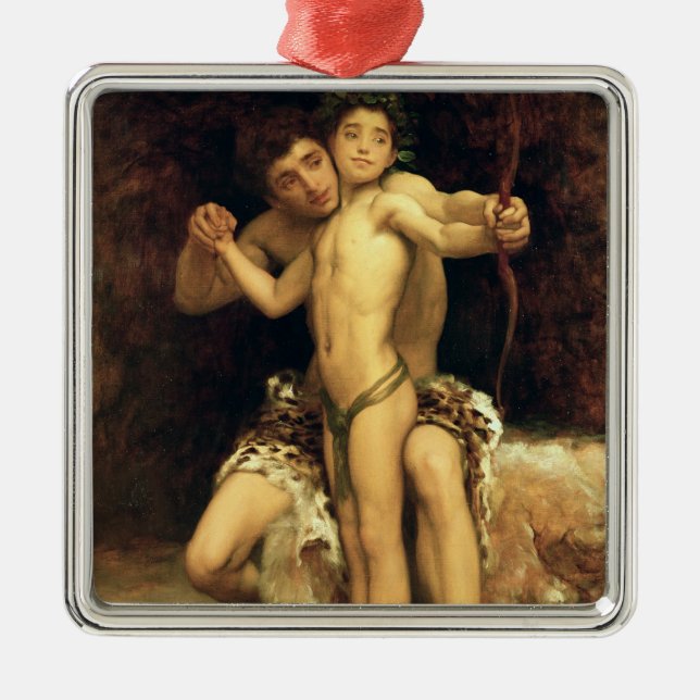 Der Schlag Silbernes Ornament (Vorne)