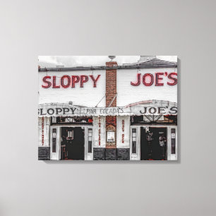 Der Schlampenmann Joe's Key West Wrapped Canvas Leinwanddruck