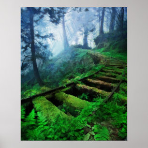 Der schleichende Weg durch den Wald Poster