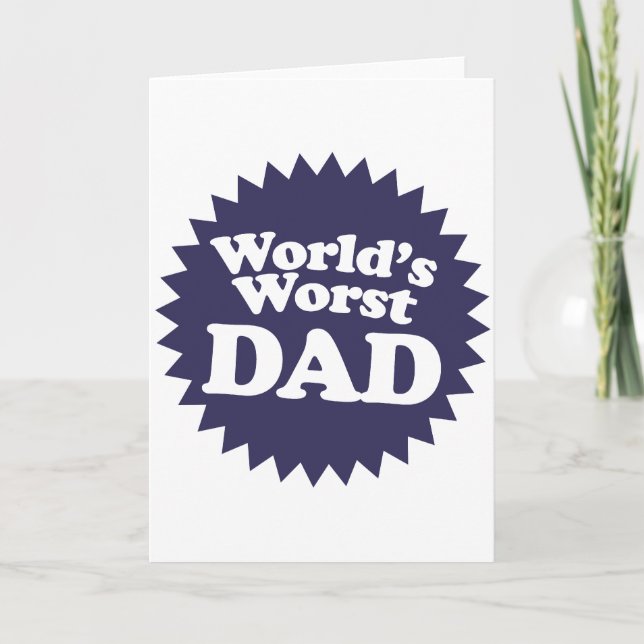 Der schlimmste Vater der Welt Karte (Vorderseite)