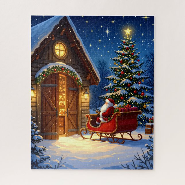 Der Schlitten des Weihnachtsbaumes (Vertikal)