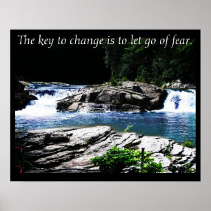 Der Schlüssel, zum ~ des Inspirational Natur-Fotos Poster