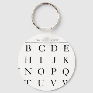 Der Schlüsselanhänger Alphabet