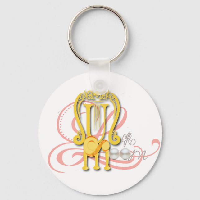 Der Schlüsselanhänger der Loom-Maus (Vorderseite)