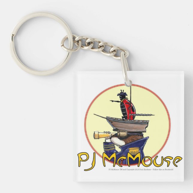 Der Schlüsselanhänger PJ McMouse! (Vorderseite)