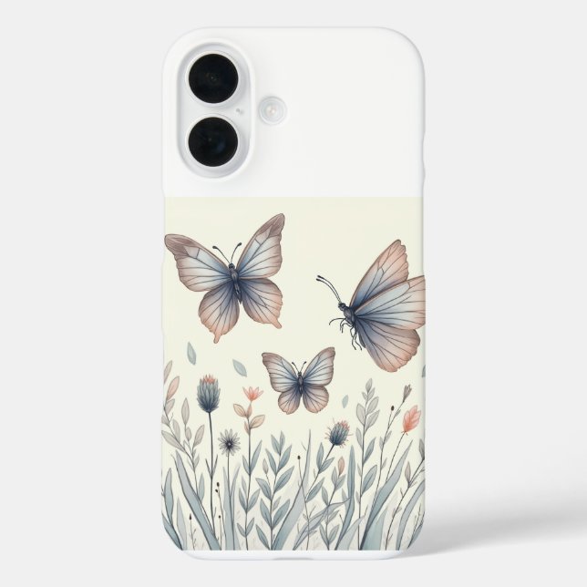 Der Schmetterling iPhone 16 Hüllen (Rückseite)