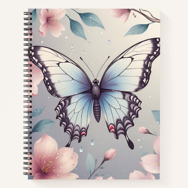 Der Schmetterling Notizbuch (Vorderseite)