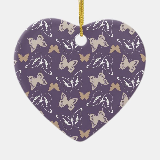 Der Schmetterlingsflug Keramikornament (Vorne)