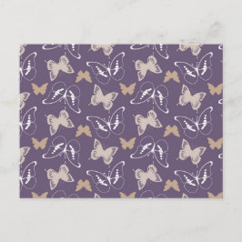 Der Schmetterlingsflug Postkarte