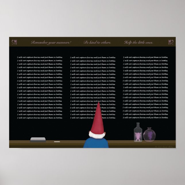 Der schmutzige Gnome Poster (Vorne)