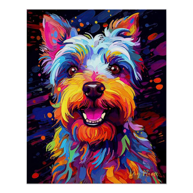 Der Schnauzer Hund 2001 - Zetton Ziana Poster (Vorderseite)